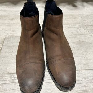 Cole Haan Chelsea Cap Toe Brown Waterproof Boots size 10.5W
